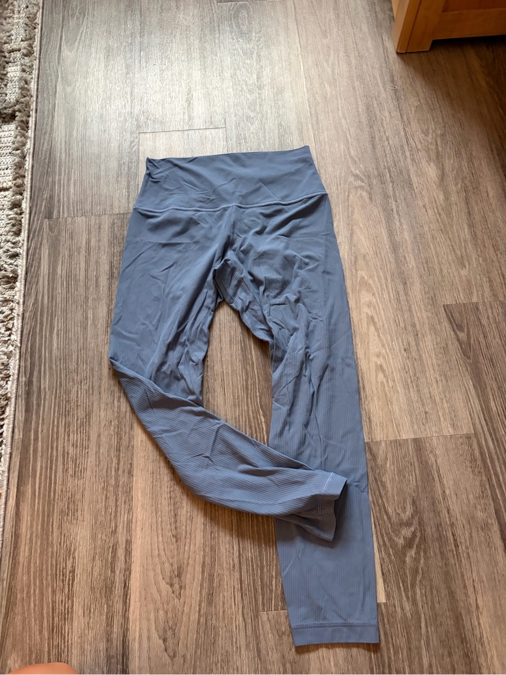 lululemon athletica Ribbed High-Waist Leggings - Slate Blue